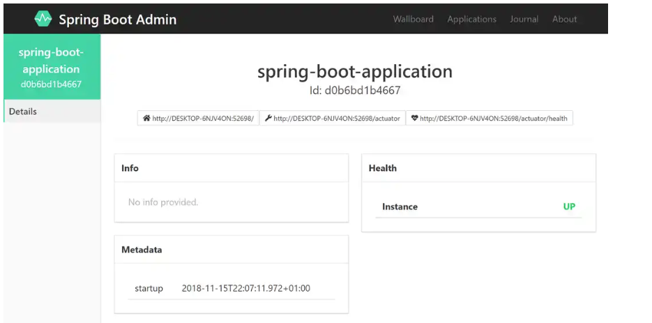 Using Spring Boot platform